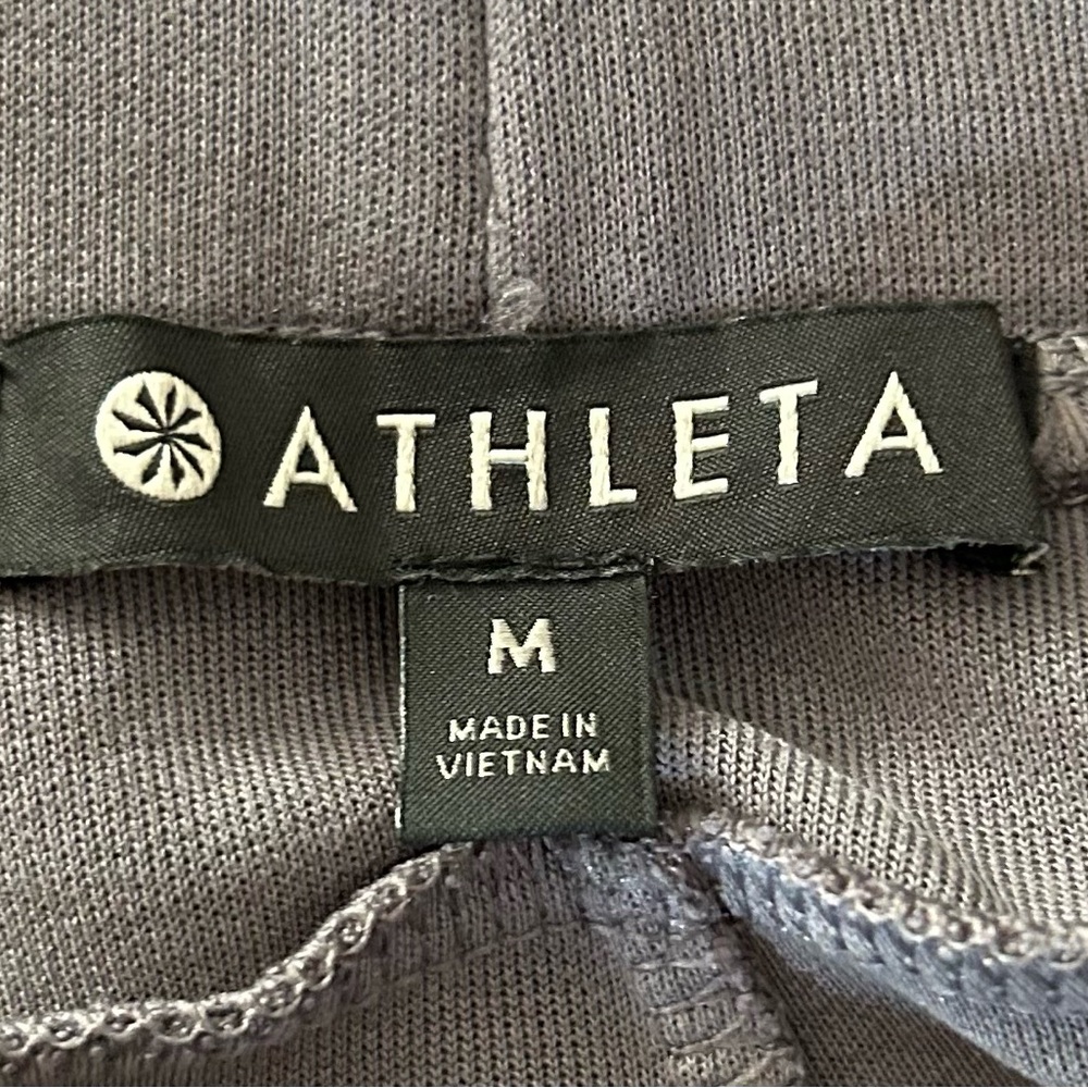 Athleta Gray Lounge Shorts, Size M - Picture 3 of 5